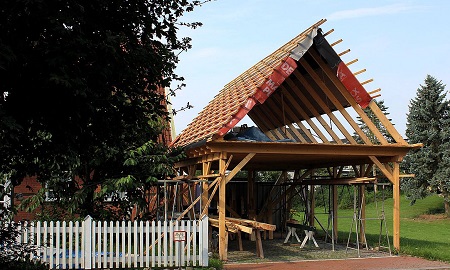 Carport aus Holz