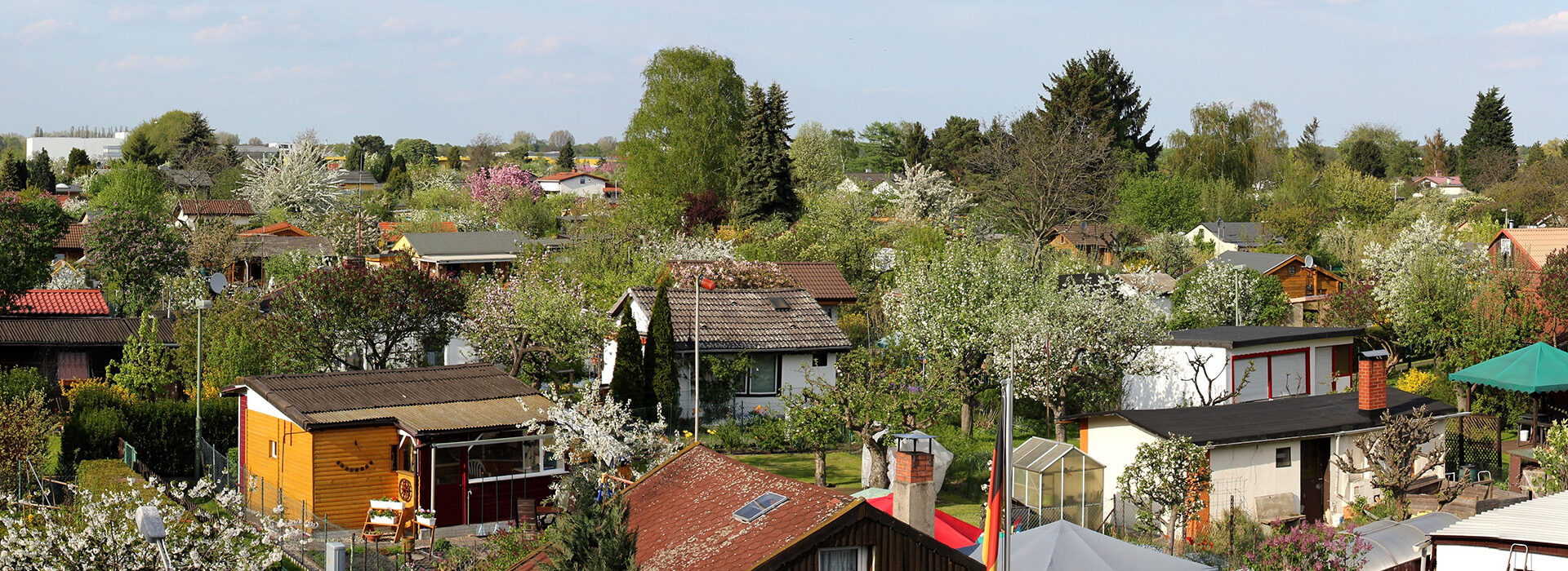 Gartenhaus Dächer