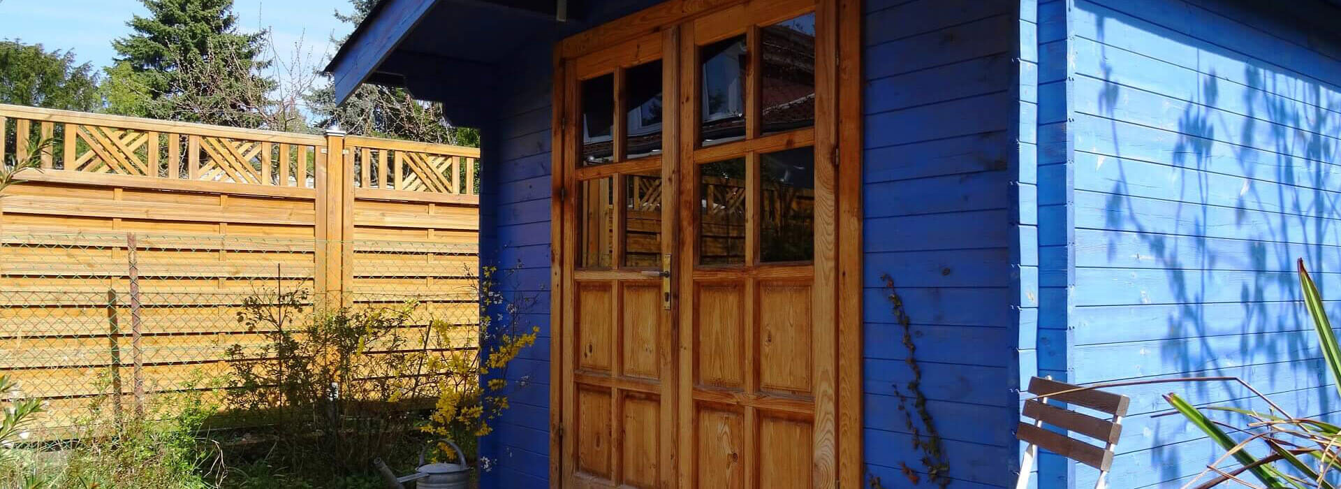 DIY Gartenhaus aus Holz