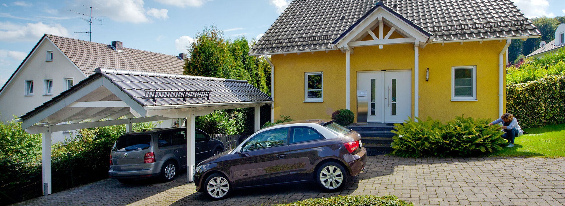 Carport aus Holz